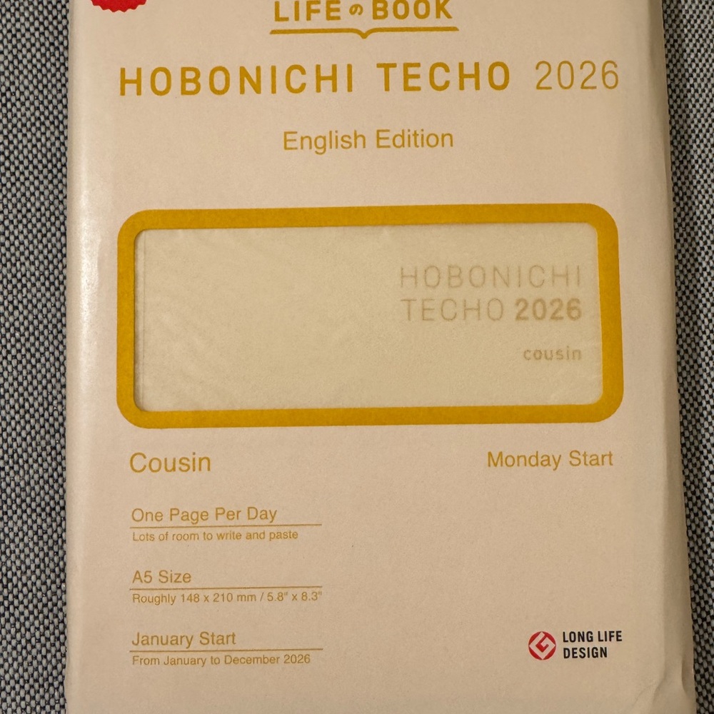 Hobonichi Techo 2026 Planner